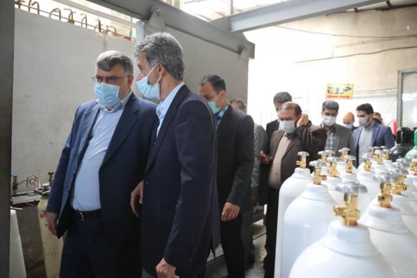 بازدید استاندار و رئیس سازمان صمت خراسان رضوی از دو واحدهای بازدید استاندار و رئیس سازمان صمت خراسان رضوی از دو واحدهای تولیدی گاز اکسیژن