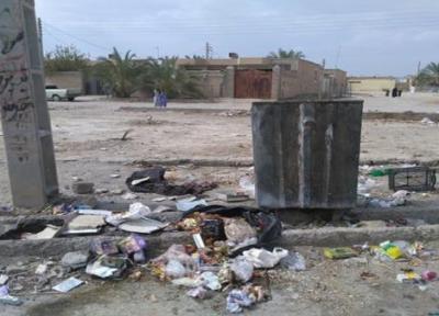 زباله ها مهمان ناخوانده سراوانی ها شد